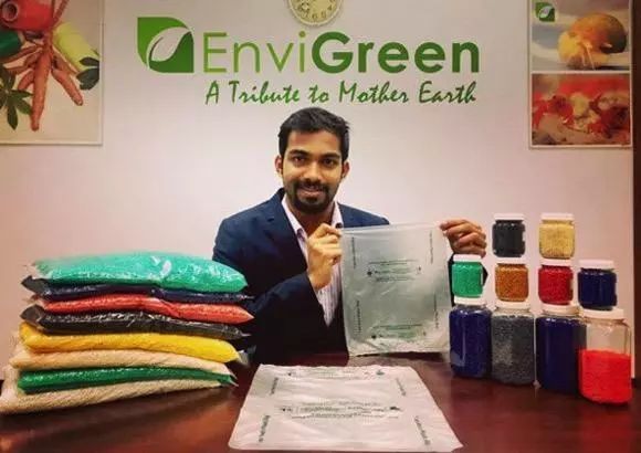 改性尼龍等塑料袋的革命:印度公司發明可以吃的有機環保袋